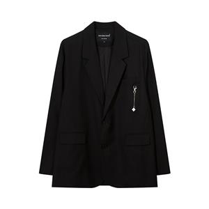 American street design fashion sense metal trim suit jacket