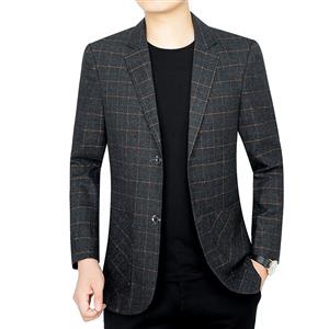 Yellow spring and fall new men's coat Thin suit